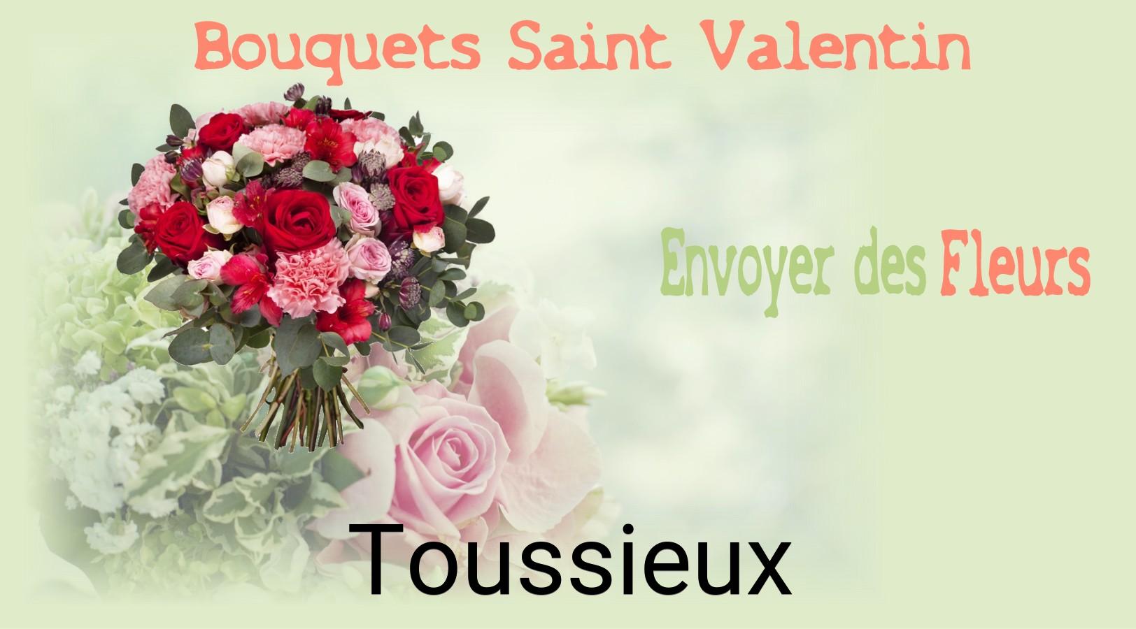 Roses de Saint-Valentin livrées à Toussieux